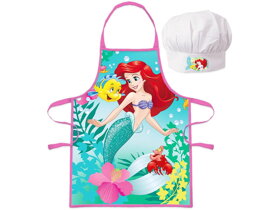 Dětská zástěra s čepicí Disney Princess - Ariel