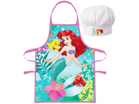 Dětská zástěra s čepicí Disney Princess - Ariel