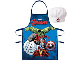 Dětská zástěra s kuchařskou čepicí Avengers