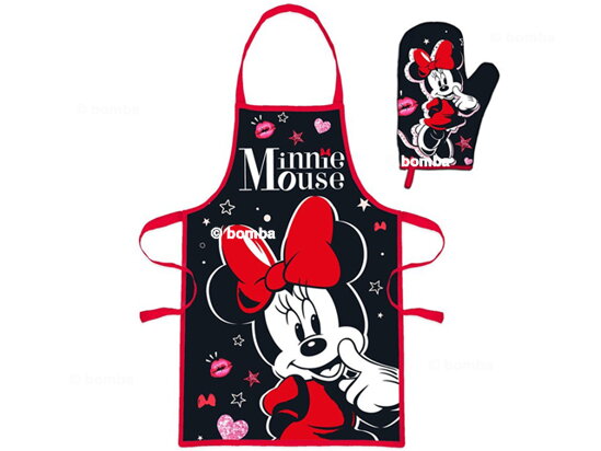 Zástěra do kuchyně Minnie Mouse s chňapkou