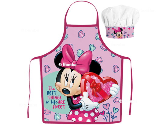Dětská zástěra s čepicí Disney Minnie Mouse
