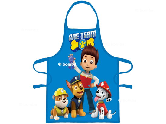 Dětská zástěra Paw Patrol One Team s čepicí