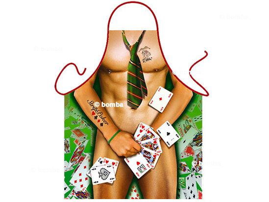 Zástěra Sexy hráč pokeru