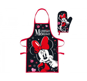 Zástěra do kuchyně Minnie Mouse s chňapkou