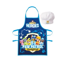 Dětská zástěra Paw Patrol Heroes s kuchařskou čepicí