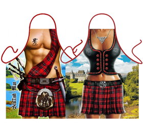 Zástěry Skotský muž a žena