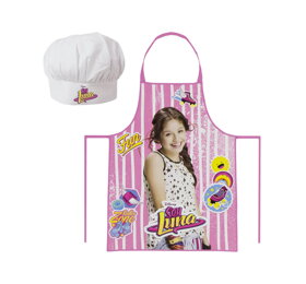 Dívčí zástěra Soy Luna s kuchařskou čepicí